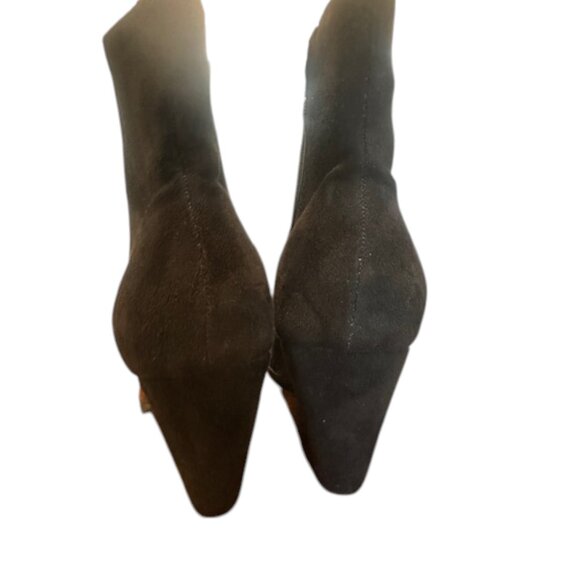 Liz Claiborne Women's Utopia Black Block Heel Booties Size 11M - Picture 9 of 14